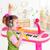 颜色: pink, Hivvago | 31-Key Kids Piano Keyboard Toy with Microphone and Multiple Sounds for Age 3+-Blue