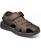 颜色: Brown, Nunn Bush | Men's Huck Sport Closed Toe Sandals