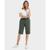 颜色: Oliva, Style & Co | Women's Mid Rise Sweatpant Bermuda Shorts, Created for Macy's