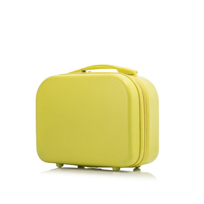 YeeCollene | 易可邻14寸手提箱子母箱节日儿童行李箱小型礼盒化妆箱包, 颜色柠檬色