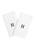 颜色: White H, Linum Home Textiles | Personalized Denzi Hand Towels (Set of 2) in Black Font