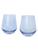 商品第4个颜色COBALT BLUE, Estelle Colored Glass | Tinted Stemless Wine Glasses 2-Piece Set