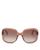 商品Kate Spade | Women's Square Sunglasses, 56mm颜色Brown