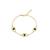 颜色: emerald gold, Linked by MKF | Iris Stone Bracelet (Emerald)