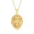 商品第2个颜色20 in, Canaria Fine Jewelry | Canaria 10kt Yellow Gold Lion Head Pendant Necklace