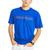 商品Nautica | Men's Relaxed-Fit Crew Neck Logo Graphic T-Shirt颜色Bright Cobalt