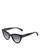 Rag & Bone | Cat Eye Sunglasses, 52mm, 颜色Black/Gray Gradient