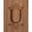 颜色: LETTER U, Picnic Time | Monogram Artisan Acacia Wood Serving Plank