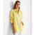 商品Ralph Lauren | Women's Striped Cotton Broadcloth Shirt颜色Yellow/white