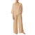 商品第1个颜色Almond, Sanctuary | Women's 2-Pc. Satin Wide-Leg Pajamas Set