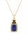 颜色: Tanzanite, Le Vian | Blueberry Tanzanite (2 ct. t.w.) & Diamond (1/3 ct. t.w.) 18" Pendant Necklace in 14k Gold (Also Available in 14K White Gold)