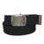 颜色: black, CTM | Cotton Web 1.5 Inch Adjustable Military Buckle Belt