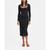 商品Mango | Women's Ribbed Knit Dress颜色Black