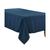 颜色: Navy, Saro Lifestyle | Everyday Design Solid Color Tablecloth, 84" x 65"