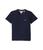 商品Lacoste | Short Sleeve Solid V-Neck T-Shirt (Toddler/Little Kids/Big Kids)颜色Navy Blue