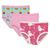 商品第6个颜色Flamingo Poodle/Cotton Candy/Summer Sky Cheeseburger, KicKee Pants | Print Underwear Set 3-Pack (Big Kids)