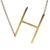 商品Savvy Cie Jewels | 1" 18K Gold Plated Necklace颜色h