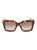 商品MCM | Logoplaque 52MM Square Sunglasses颜色TORTOISE