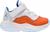 Jordan | Jordan Toddler Air Jordan 11 CMFT Low Basketball Shoes, 颜色White/Blue/Orange