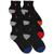 商品第2个颜色Black, Ralph Lauren | 6-Pk. Color-Blocked Quarter Low-Cut Socks, Little Boys & Big Boys
