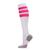 Memoi | Women's Retro Compression Knee High Socks, 颜色Pink
