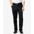 商品Dockers | Men's Signature Lux Cotton Relaxed Fit Pleated Creased Stretch Khaki Pants颜色Black