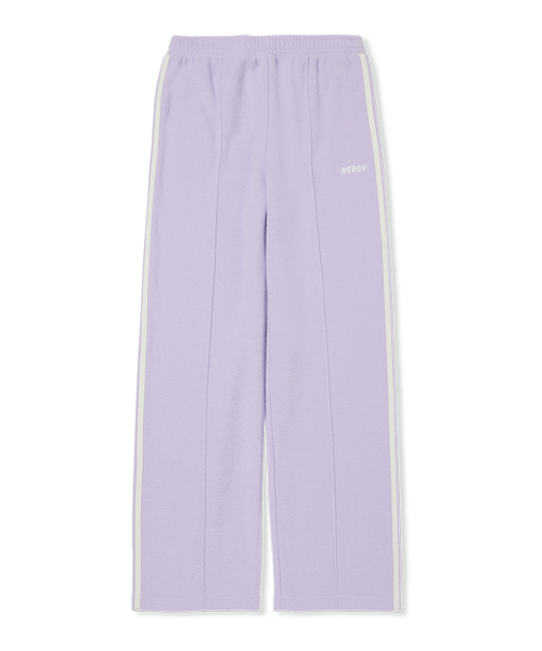 商品第2个颜色紫色, NERDY | 【享贝家】NERDY 新款女款加绒宽松运动裤休闲裤 灰色\奶白色\紫色（预售款，10天发货）PNEF22KD2202