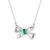 颜色: Green, Macy's | Imitation Pearl and Cubic Zirconia Bow Pendant Necklace