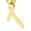 颜色: Gold-T, ADORNIA | Crystal & Paper Clip Chain Initial Bracelet