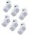 颜色: White, NIKE | Baby and Toddler Boys or Girls Multi Logo Socks, Pack of 6