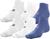 颜色: Royal/White, Under Armour | Under Armour Men's Essential Lite Low Cut Socks, 6-Pairs