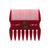 颜色: Red, StyleCraft Professional | 2 in 1 Spinner Fine/Coarse Tooth Texturizing and Grooming Hair Comb