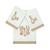 颜色: Aqua, Linum Home Textiles | Textiles Turkish Cotton Aaron Embellished Towel Set, 3 Piece