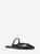 商品Michael Kors | Jessa Flex Crocodile Embossed Leather Mule颜色BLACK
