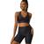 商品第1个颜色Black Sandblast, Prana | Prana Women's Layna Printed Bra
