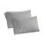 颜色: Light grey, California Design Den | Standard Size 100% Cotton 500 Thread Count Pillow Cases, Queen and Standard Size, Soft and Silky, Cool and Smooth by California Design Den