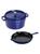 商品Staub | Cast Iron 3-Piece Cocotte & Fry Pan Set颜色DARK BLUE