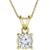 商品第2个颜色Yellow Gold, TruMiracle | Diamond 18" Pendant Necklace (1/2 ct. t.w.) in 14k White, Yellow, or Rose Gold