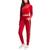 商品Juicy Couture | Women's Mid-Rise Embellished-Trim Joggers颜色Coco Red