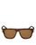 商品Salvatore Ferragamo | Men's Flat Top Sunglasses, 54mm颜色Tortoise/Brown