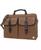 颜色: Brown, Token | Waxed Knickerbocker 15" Laptop Bag