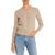 颜色: Wheat, AQUA | Aqua Womens Cashmere Crewneck Cardigan Sweater