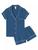 Eberjey | Gisele Print Short Pajama Set Set, 颜色LUNITA INDIGO BONE