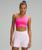 Lululemon | lululemon Align™ Asymmetrical Bra *Light Support, A/B Cup, 颜色Sonic Pink