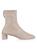 商品Acne Studios | Bertine Leather Ankle Boots颜色TAUPE