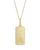 颜色: Scorpio, Alberto Amati | 14K Yellow Gold Zodiac Dog Tag Pendant Necklace, 18"