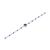 颜色: SAPPHIRE, Macy's | Aquamarine (1/5 ct. t.w.) & Enamel Bead Link Bracelet in Sterling Silver (Also in Additional Gemstones)