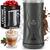 颜色: gray, Zulay Kitchen | Powerful 4-in-1 Electric Milk Frother and Steamer