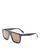 color Black/Brown, Celine | Men's Square Sunglasses, 57mm
