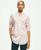 颜色: Pink-White, Brooks Brothers | Relaxed Fit Stretch Supima® Cotton Non-Iron Striped Dress Shirt